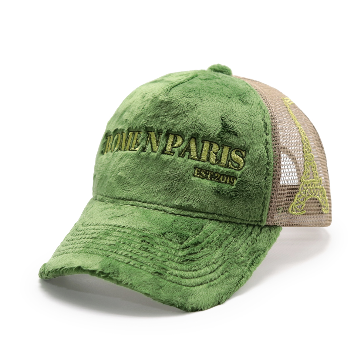Custom Trucker Hats Design Your Own Logo – Plush Embroidered Mesh Cap for Men & Women