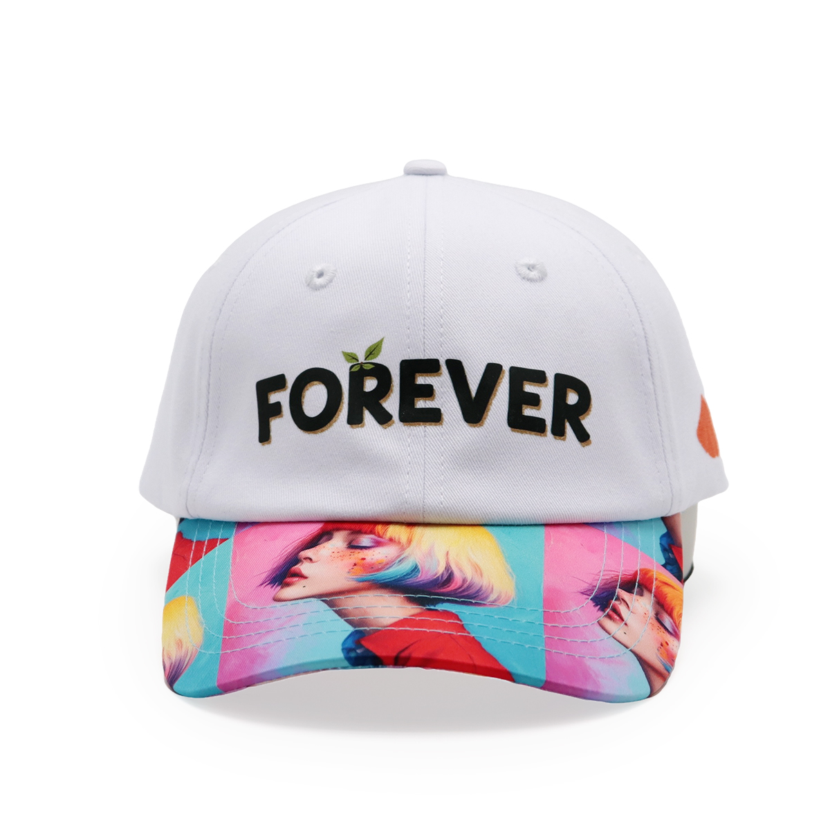 Custom Cotton Twill Baseball Cap with Printed Logo – Adjustable Unisex Hat