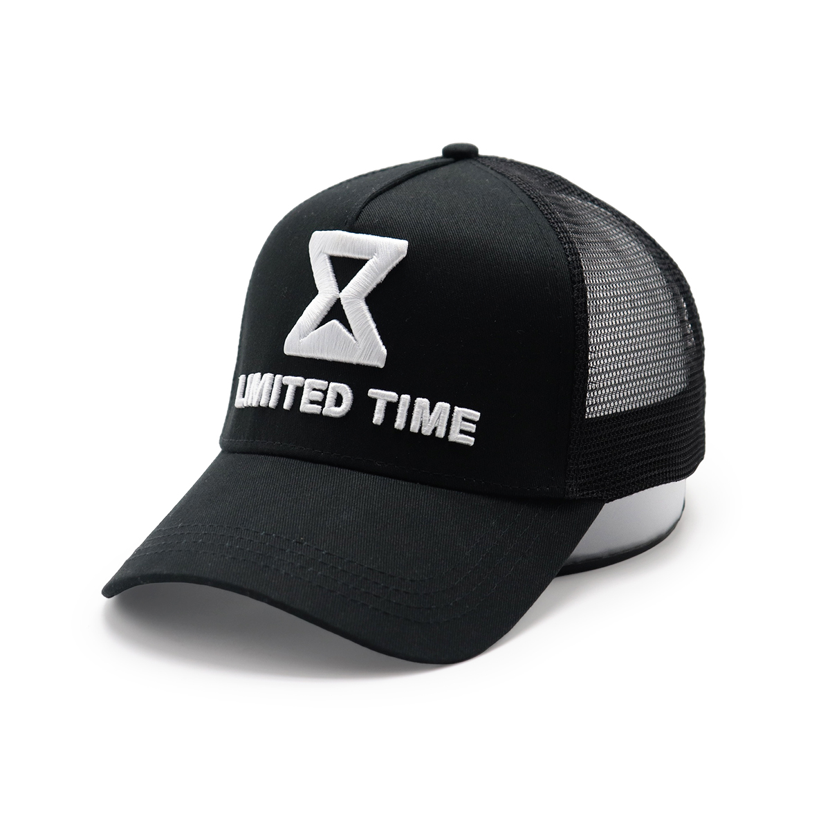 LIMITED TIME 3D Embroidered Logo Curved Brim Mesh Trucker Cap