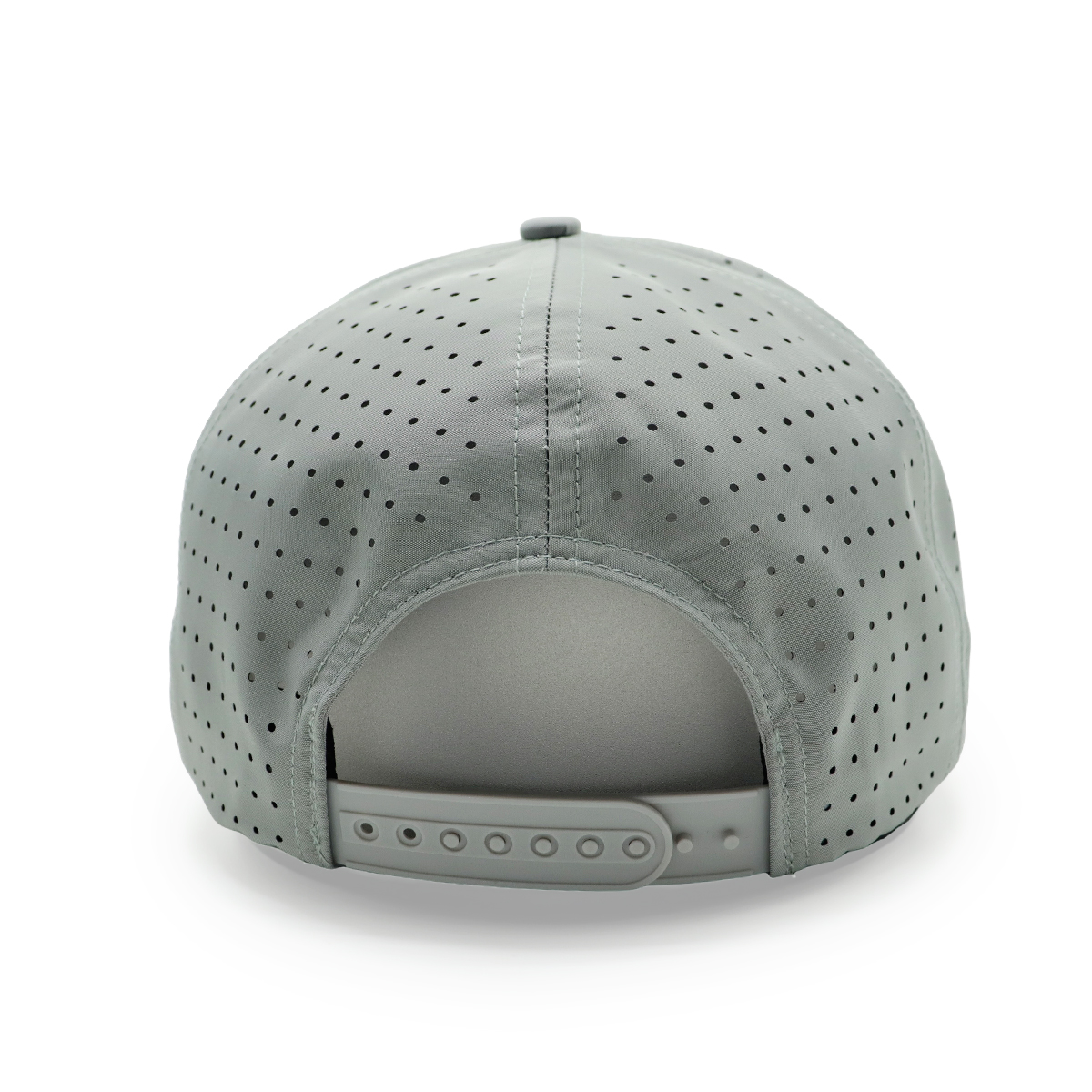 Laser Perforated Baseball Cap with Metal Badge – Adjustable, Breathable, Unisex