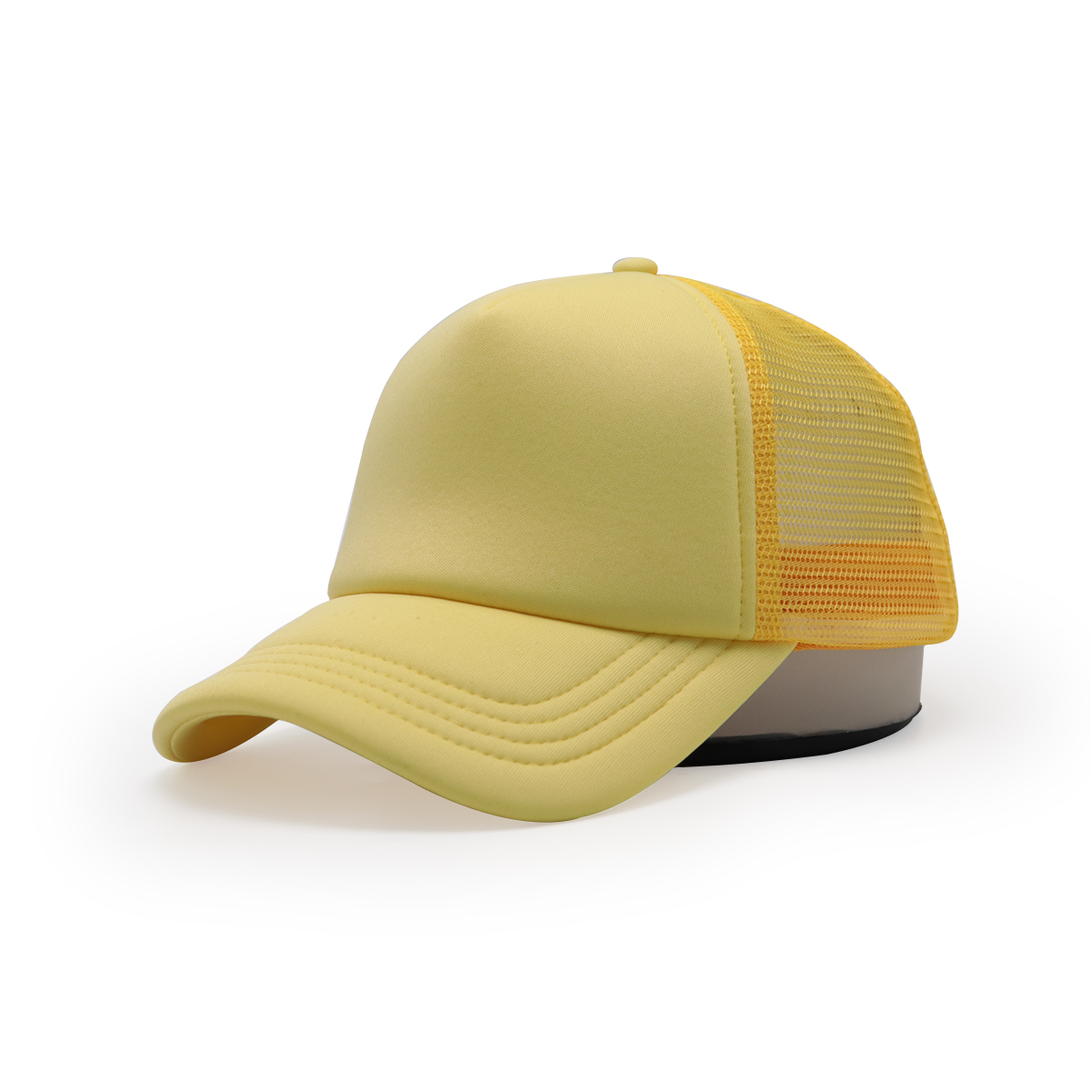 Pastel Color Mesh Trucker Caps – Lightweight Foam Front Summer Baseball Hat (Yellow, Mint, Pink, White)