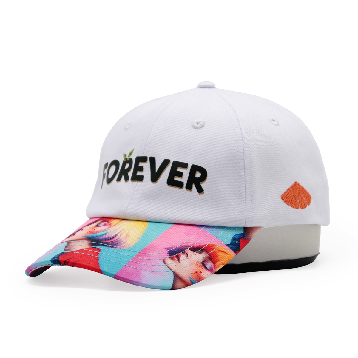 Custom Cotton Twill Baseball Cap with Printed Logo – Adjustable Unisex Hat
