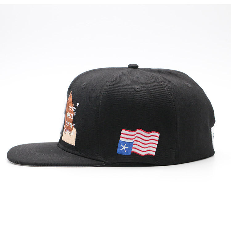 B Letter & Praying Hands 3D Embroidered Snapback Hat