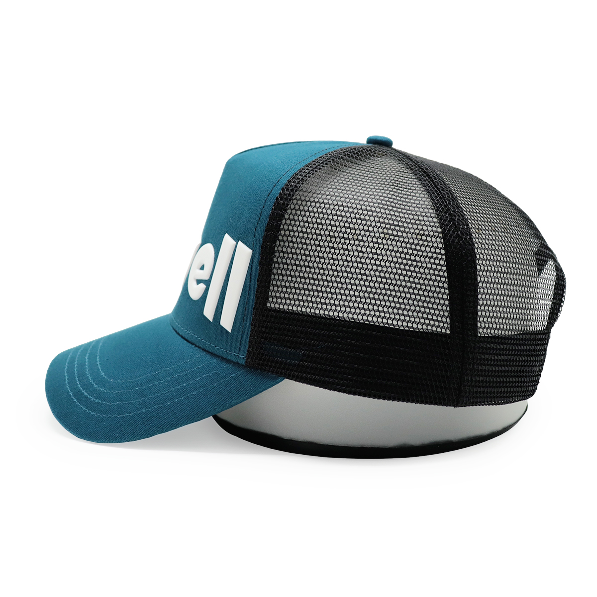 Fitwell High Frequency 3D Logo Trucker Cap, Custom Embossed Mesh Hat, Sports & Casual, Multiple Colors