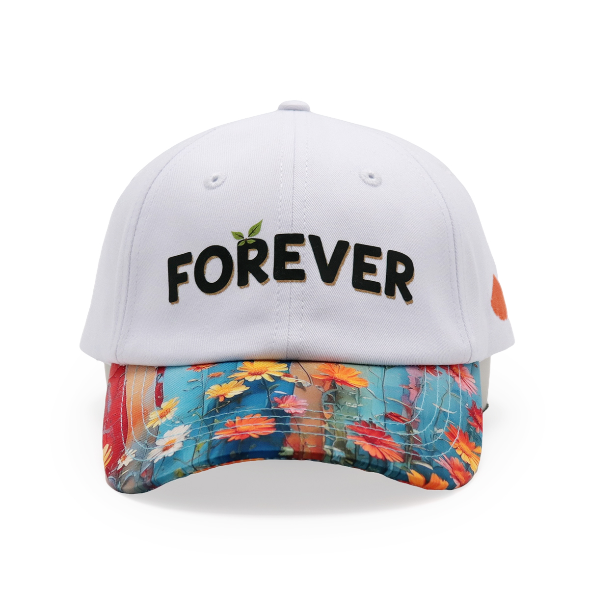 Custom Cotton Twill Baseball Cap with Printed Logo – Adjustable Unisex Hat