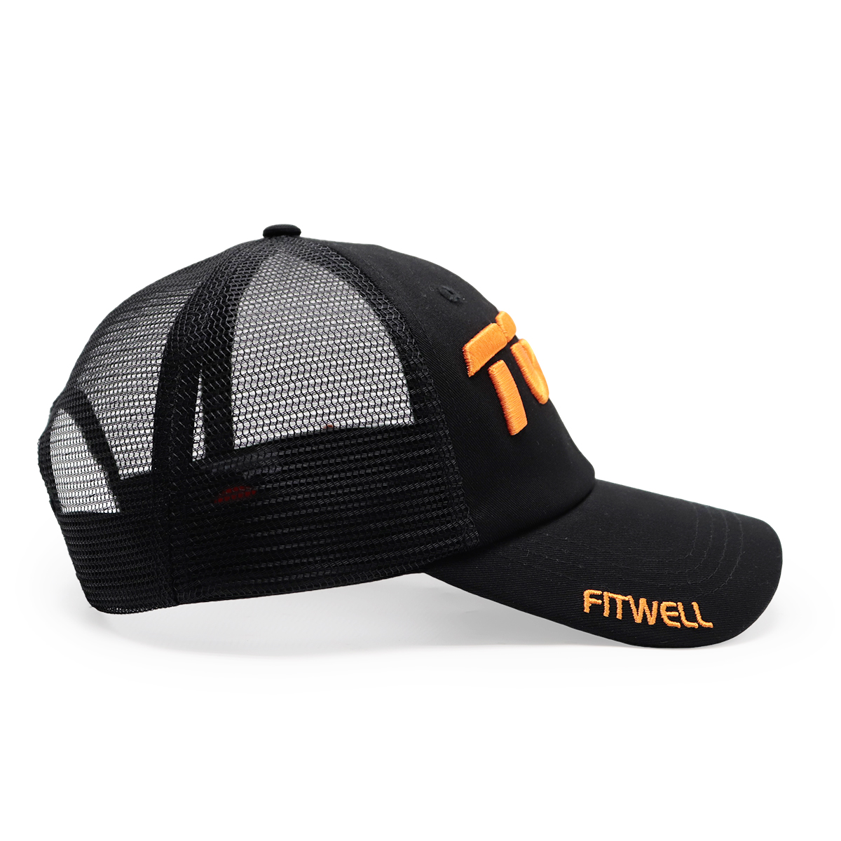 Embroidered Trucker Cap – FITWELL Streetwear Snapback Mesh Hat