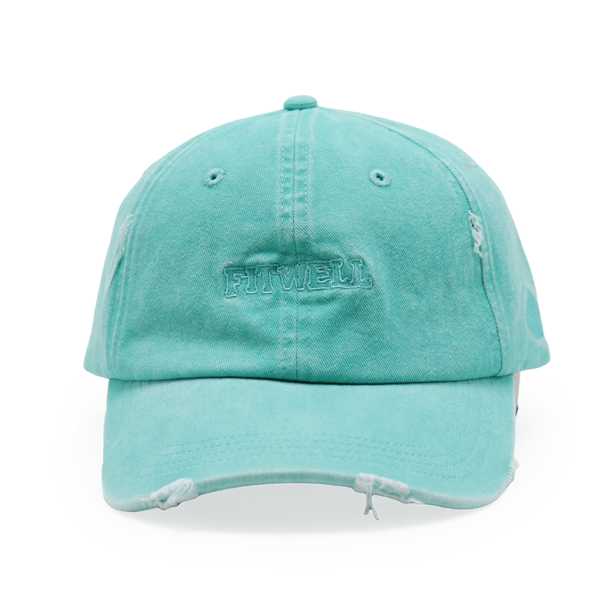 FITWELL Vintage Washed Baseball Cap | Unisex Adjustable Dad Hat in Multiple Colors