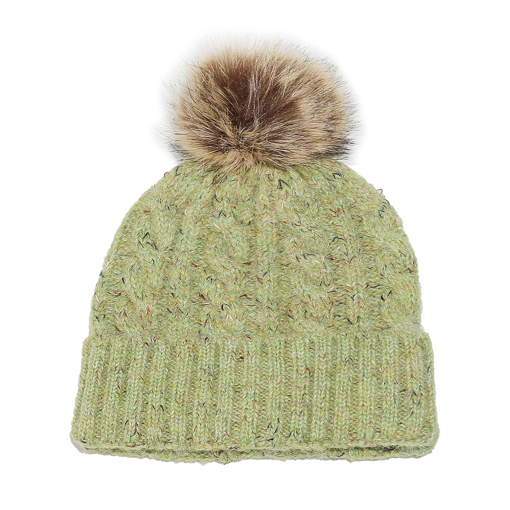 Winter Cable Knit Pom Pom Beanie Hat Collection
