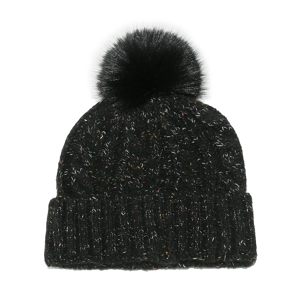 Winter Cable Knit Pom Pom Beanie Hat Collection