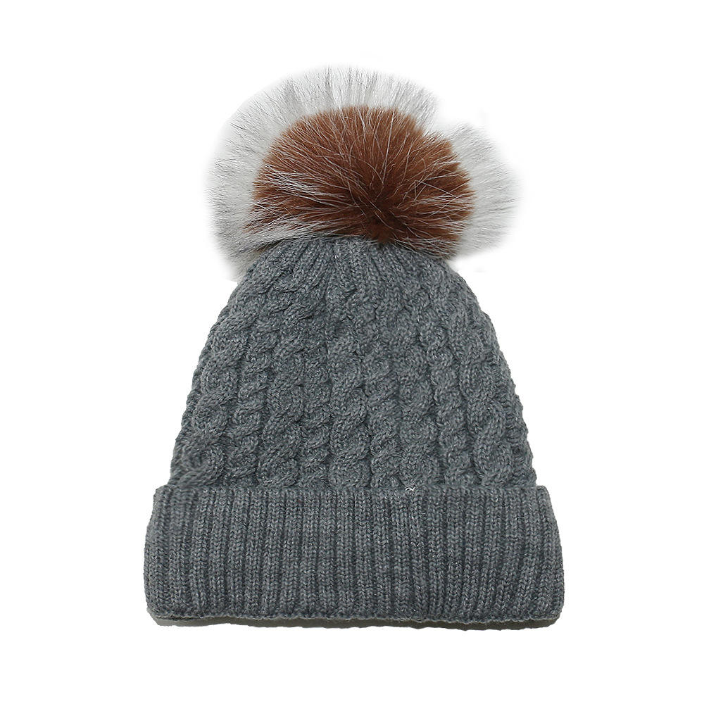 Winter Warm Pom Pom Knit Beanie Hat for Women & Men