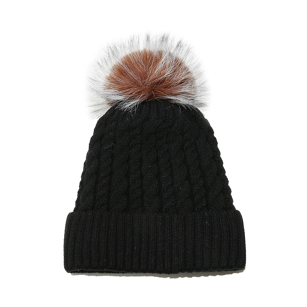Winter Warm Pom Pom Knit Beanie Hat for Women & Men
