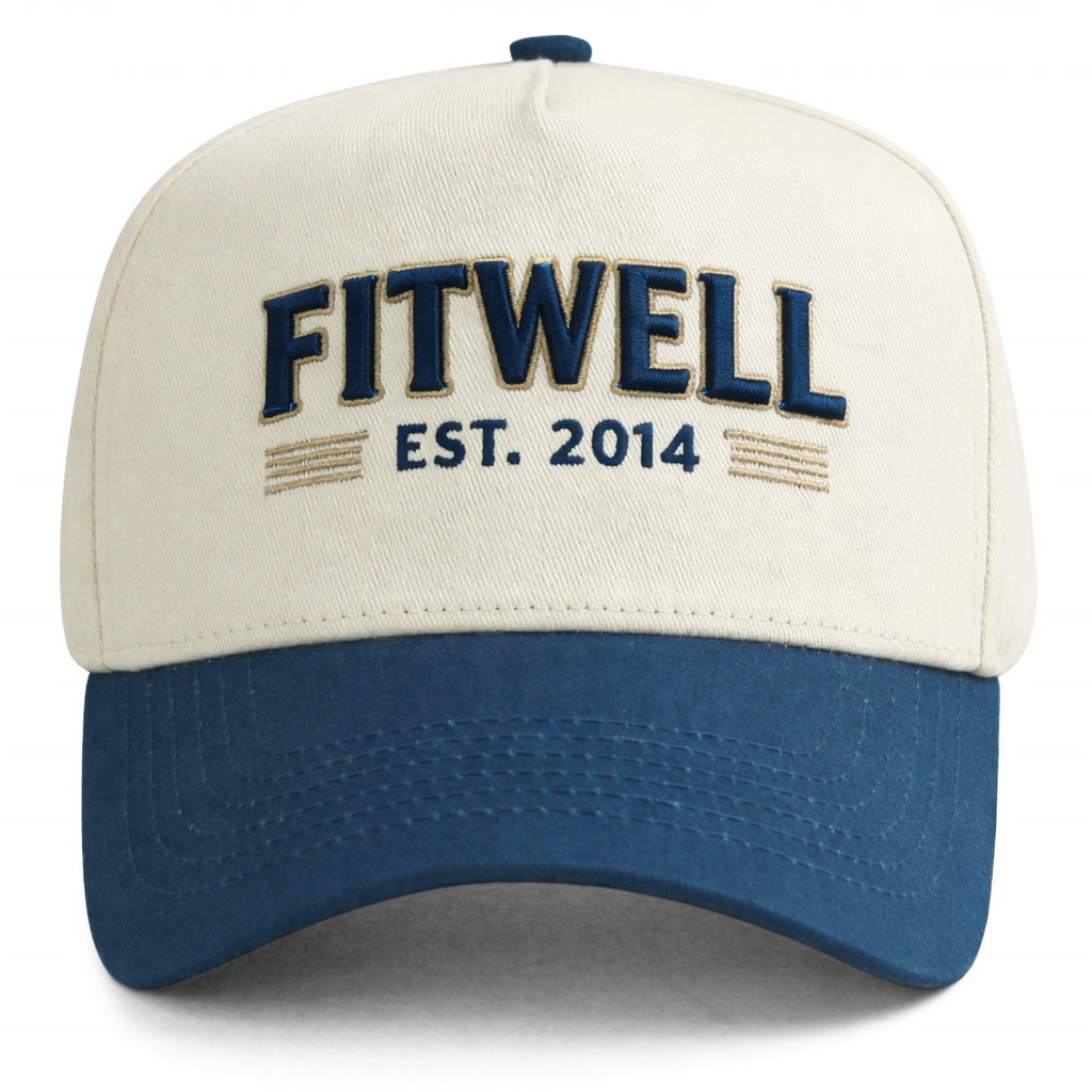 Two Tone 5 Panel Cotton Twill Baseball Cap with 3D Embroidery Logo Adjustable Snapback Hat