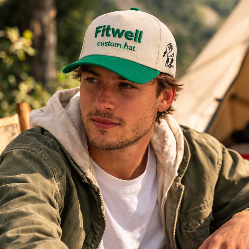 Brunch Golf Embroidered Two Tone Cotton Baseball Cap