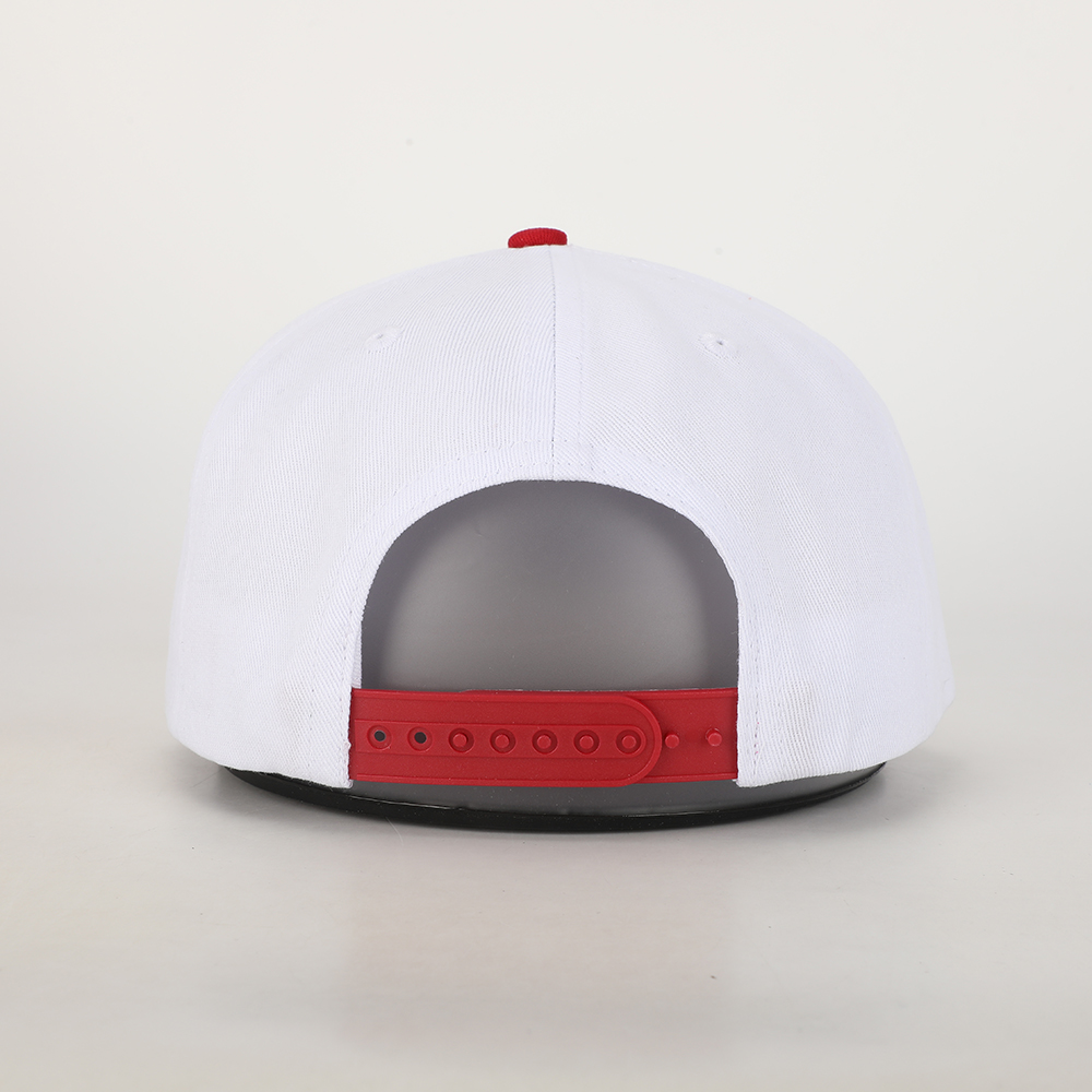 Cardinal Bird Script Logo White and Red Two Tone Baseball Cap