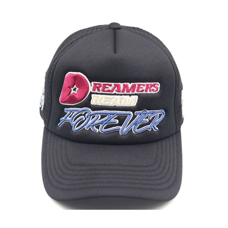 Dreamers Dream Forever 3D Embroidered Trucker Hat