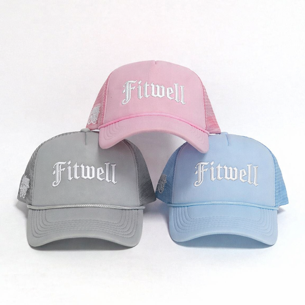 5 Panel Foam Trucker Hat with 3D Embroidered Logo Breathable Mesh Back Cap
