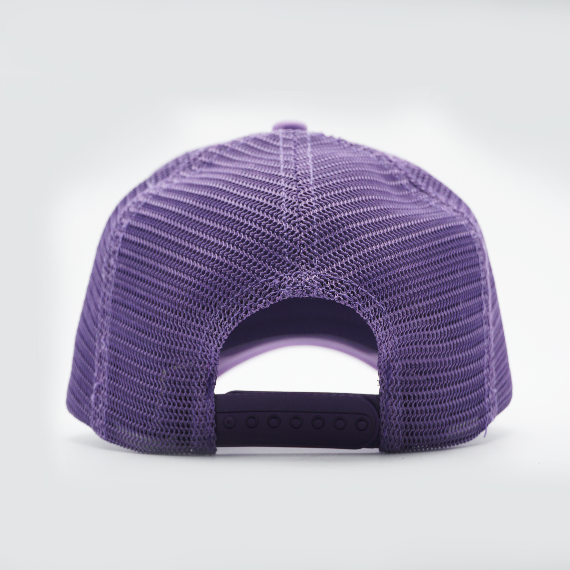 Purple and White Day N Night Embroidered Trucker Hat