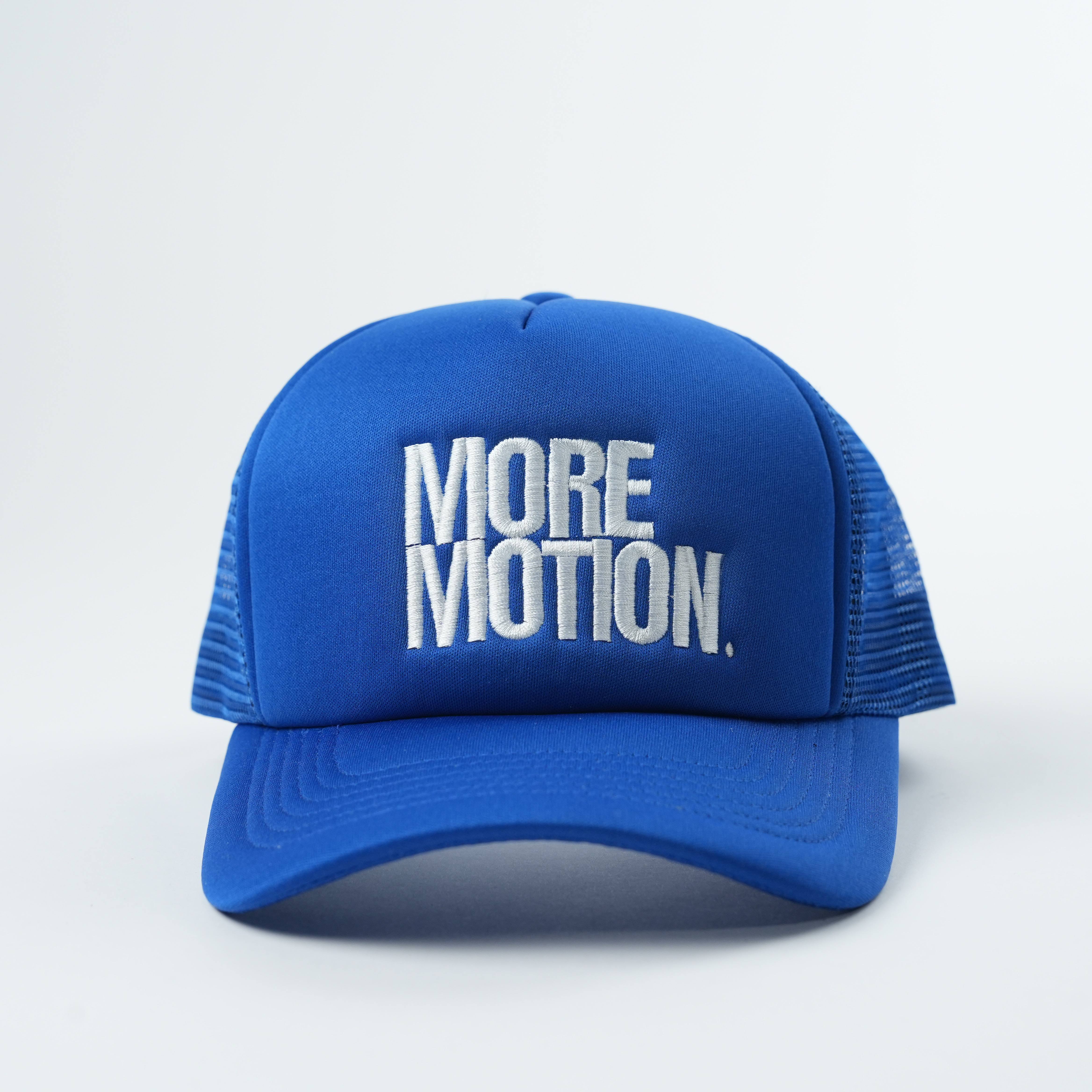 More Motion Embroidered Mesh Back Foam Trucker Cap