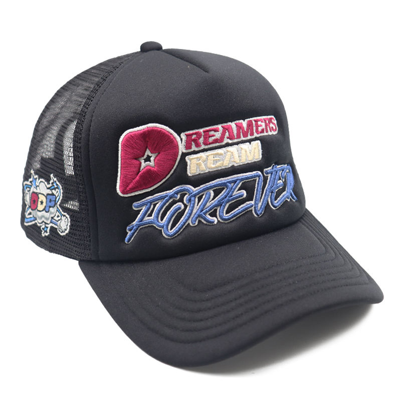 Dreamers Dream Forever 3D Embroidered Trucker Hat
