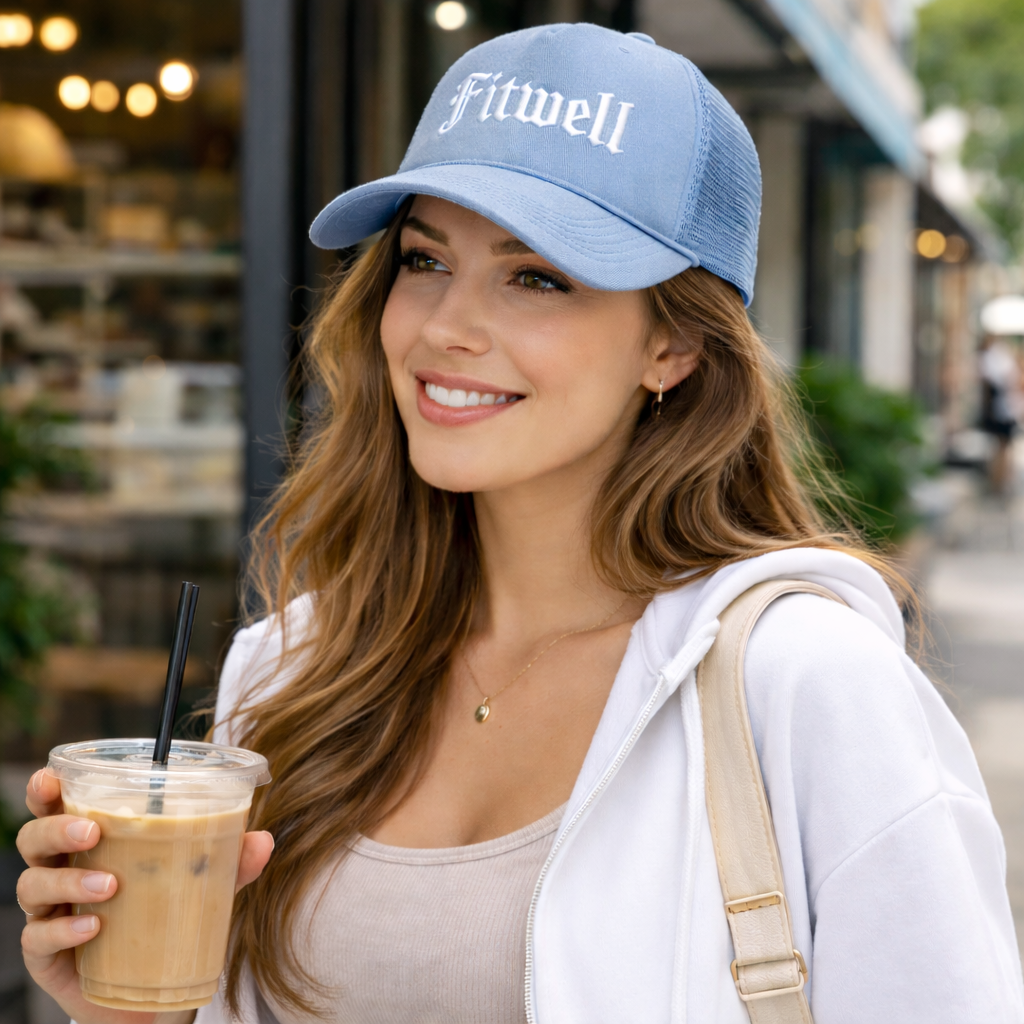 5 Panel Foam Trucker Hat with 3D Embroidered Logo Breathable Mesh Back Cap