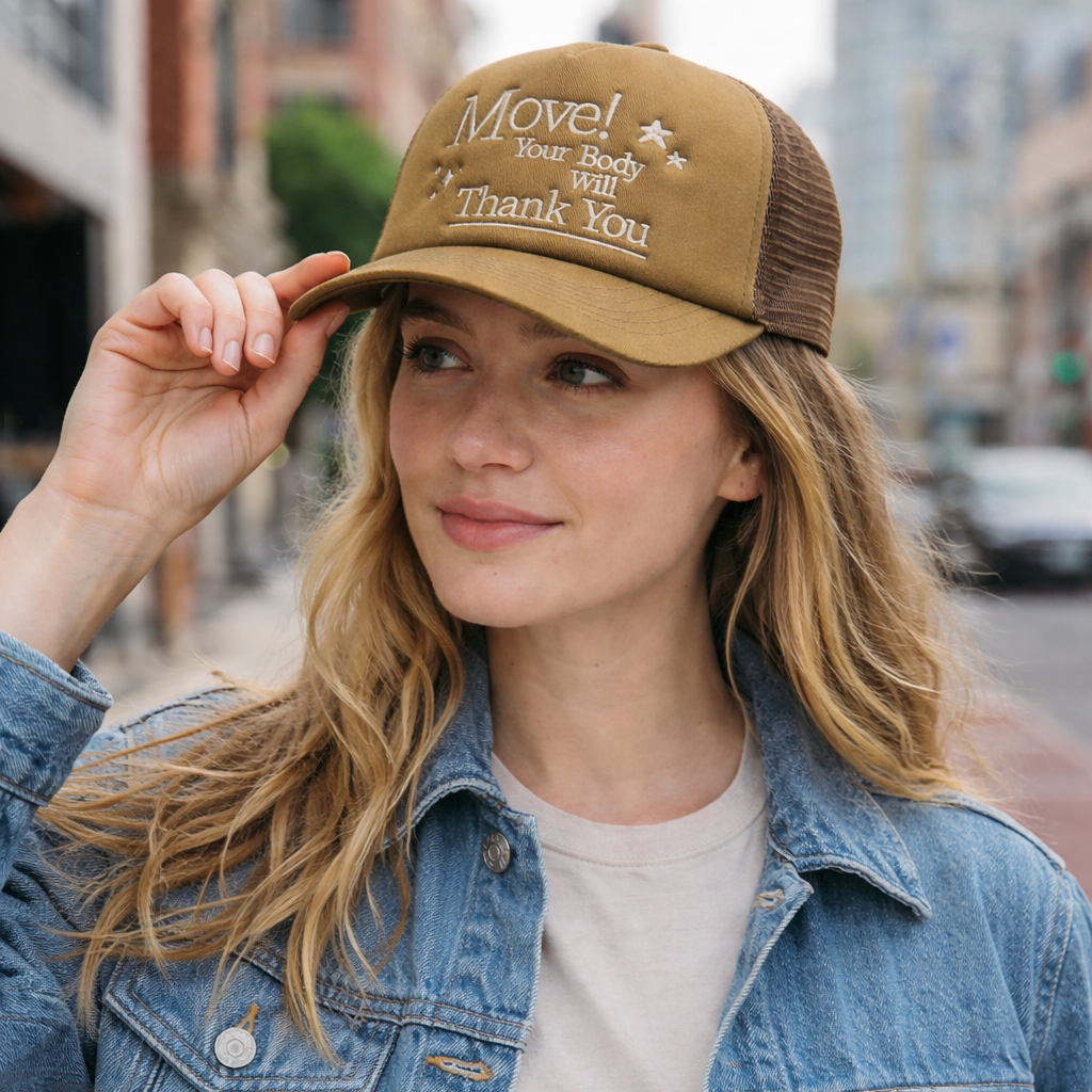 Move! Your Body Will Thank You – Stylish Trucker Cap