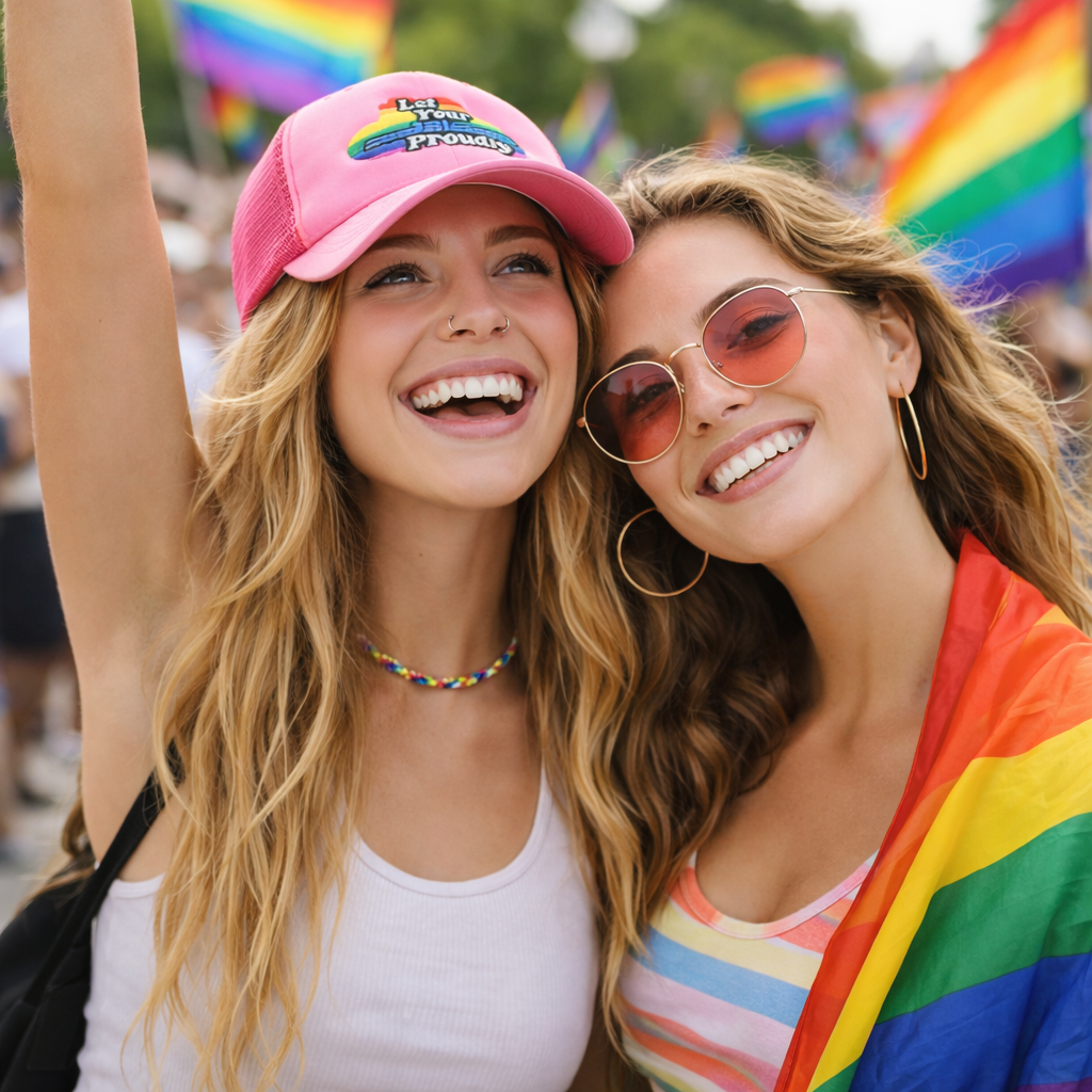 Let Your Soul Blossom Pink Foam Trucker Hat