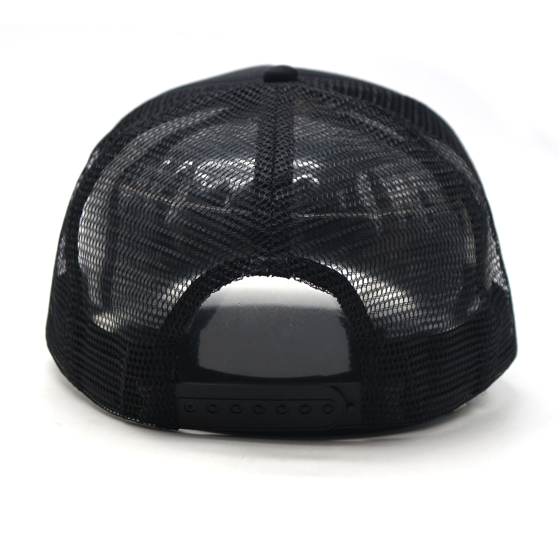 High-Quality Foam Trucker Hat with Flat Embroidered Rose Logo