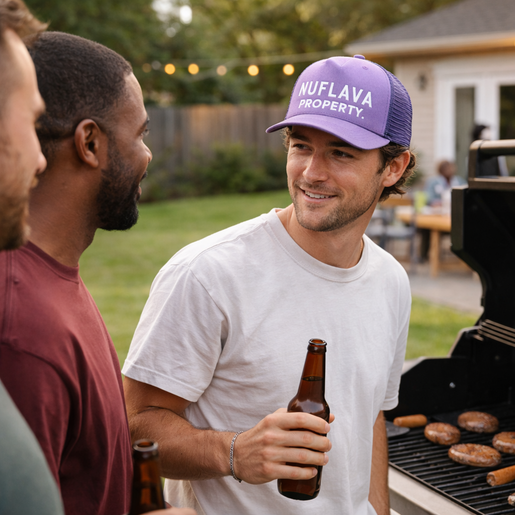 NUFLAVA Property Foam Front Mesh Trucker Hat