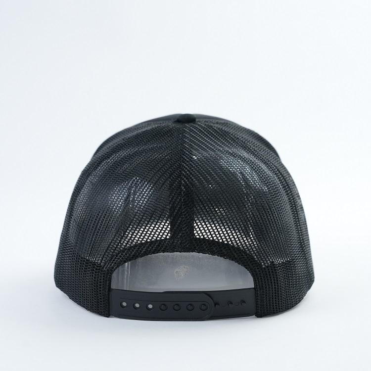 Black Mesh Trucker Cap with Embroidered VYBES Logo