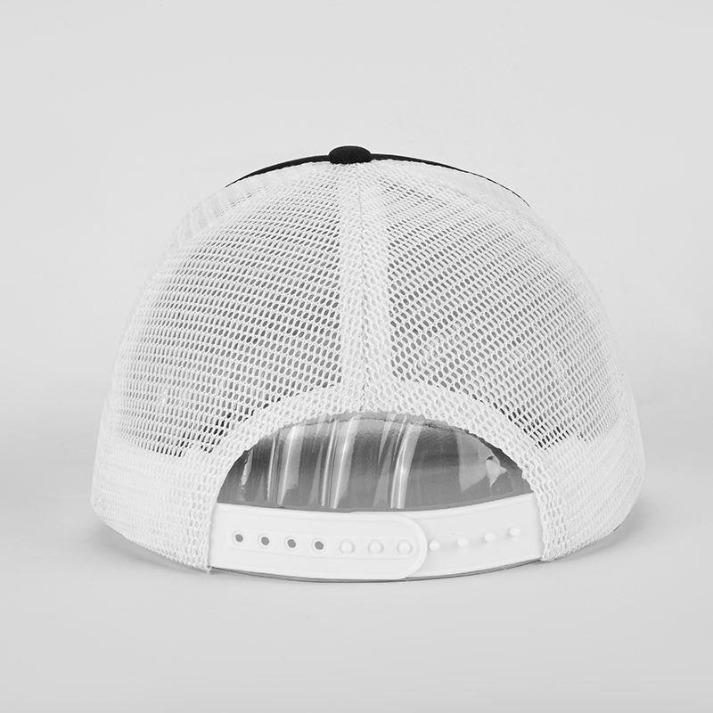 SnDBaby Black Mesh Back Foam Trucker Cap – Casual Street Style Hat
