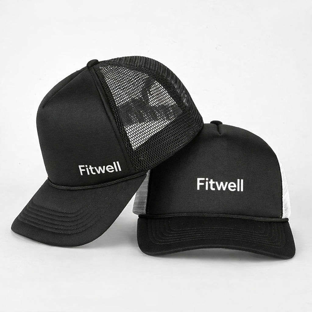 SnDBaby Black Mesh Back Foam Trucker Cap – Casual Street Style Hat