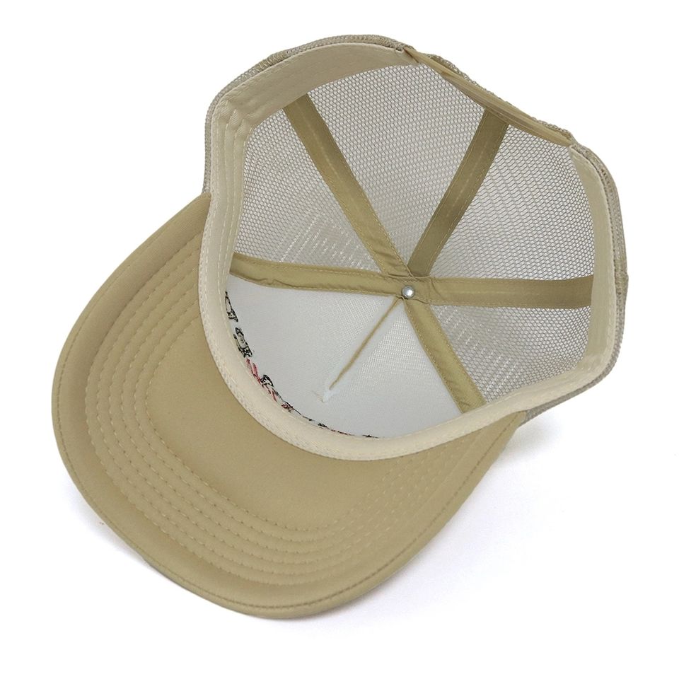 High Quality 5 Panel Foam Trucker Hat with Embroidered Logo Design