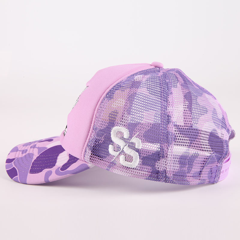 Money Maker Purple Camo Foam Trucker Hat