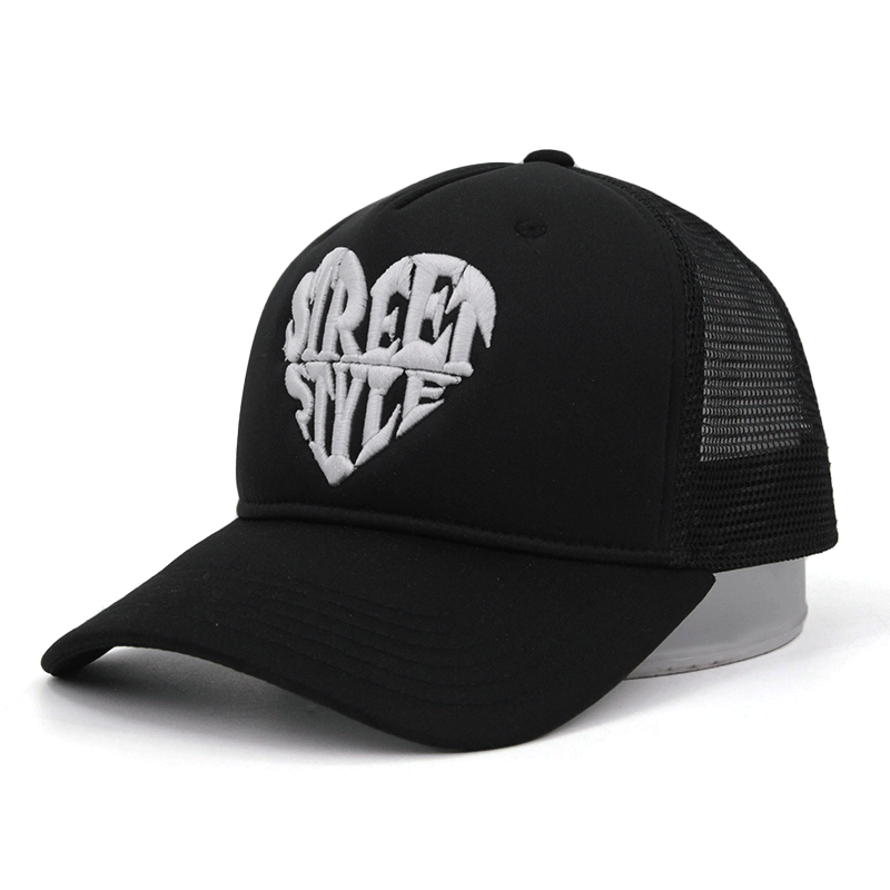 “STREET STYLE” Puff Embroidery Foam Trucker Hat – 3 Color Options