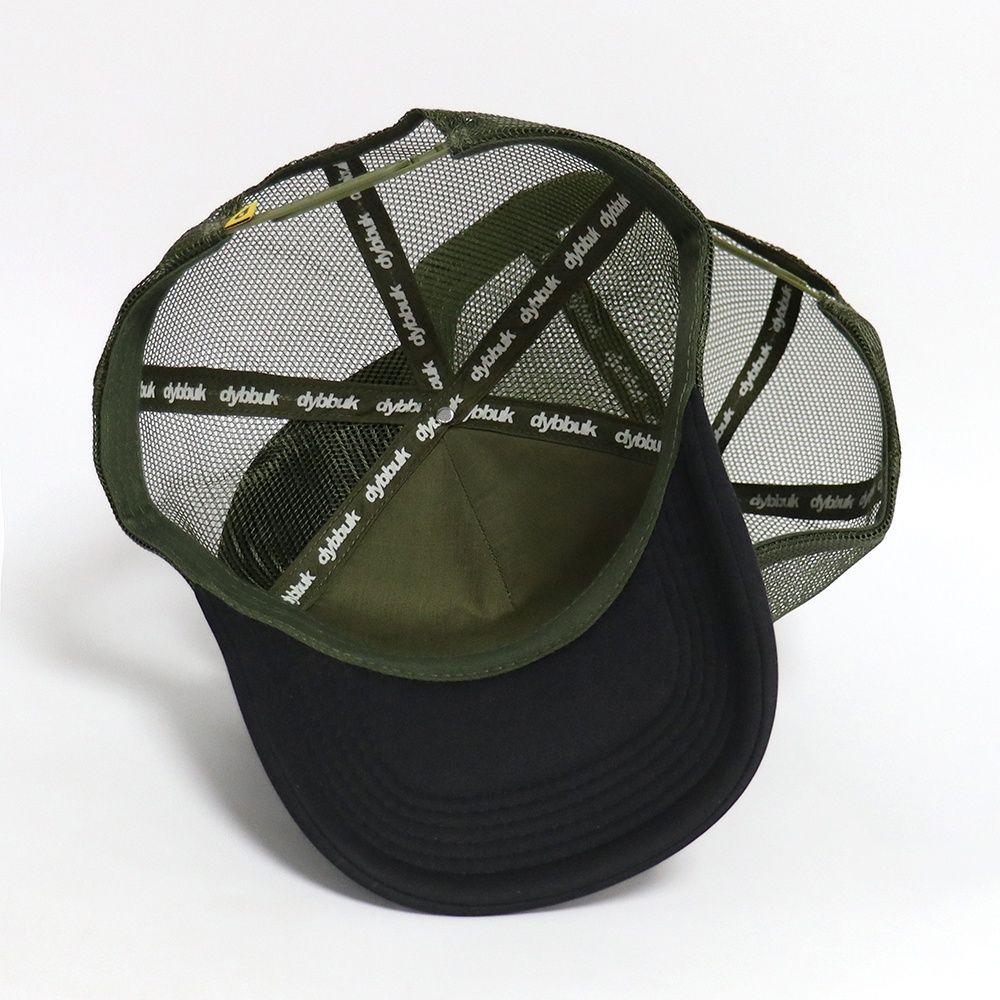 5 Panel Foam Trucker Hat with Flat Embroidery Slogan Adjustable Snapback Cap