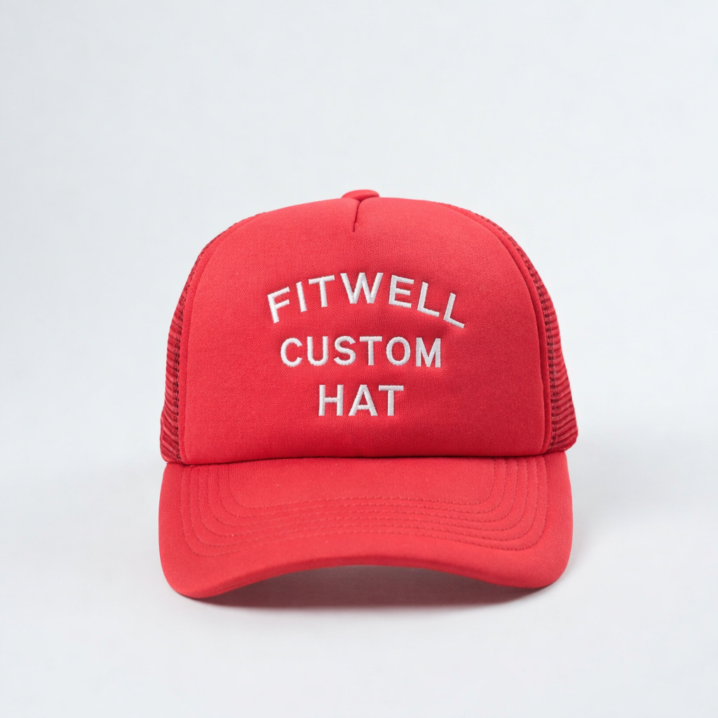 Respect The Queens Embroidered Red Trucker Hat