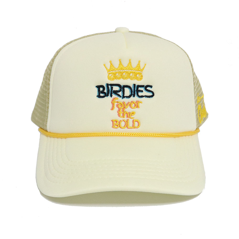 Embroidered Foam Front Trucker Hat with Mesh Back