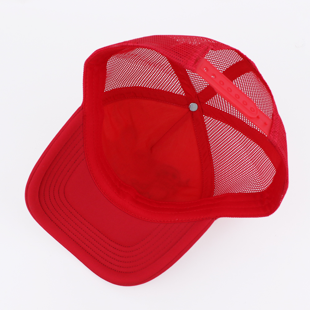 Colorful Cartoon Embroidered Foam Trucker Hat – Playful Mesh Cap for Street Style