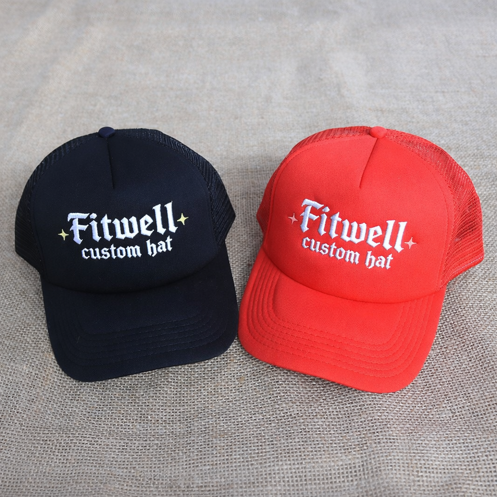 Make Your Own Luck Embroidered Foam Mesh Trucker Hat