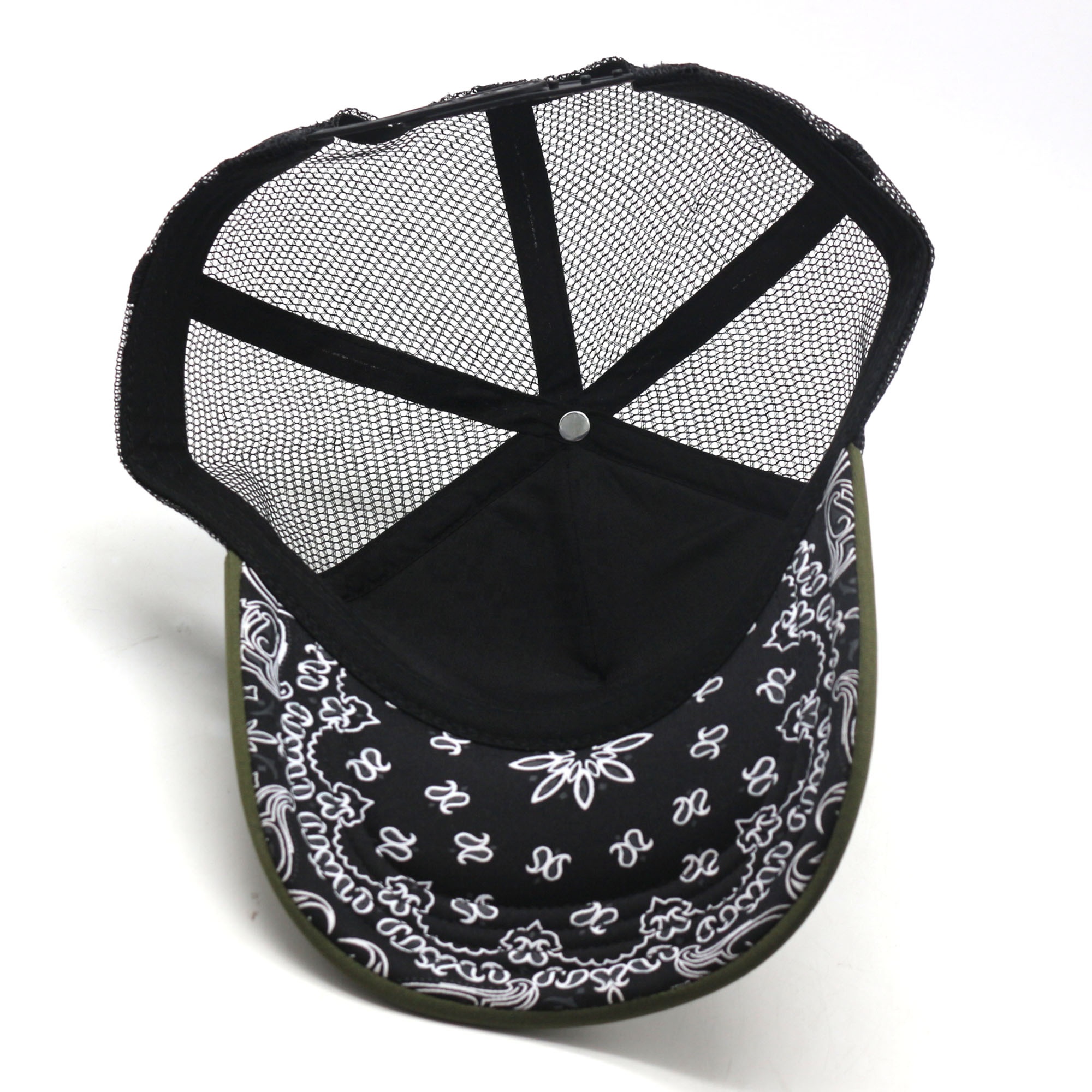 High-Quality Foam Trucker Hat with Flat Embroidered Rose Logo