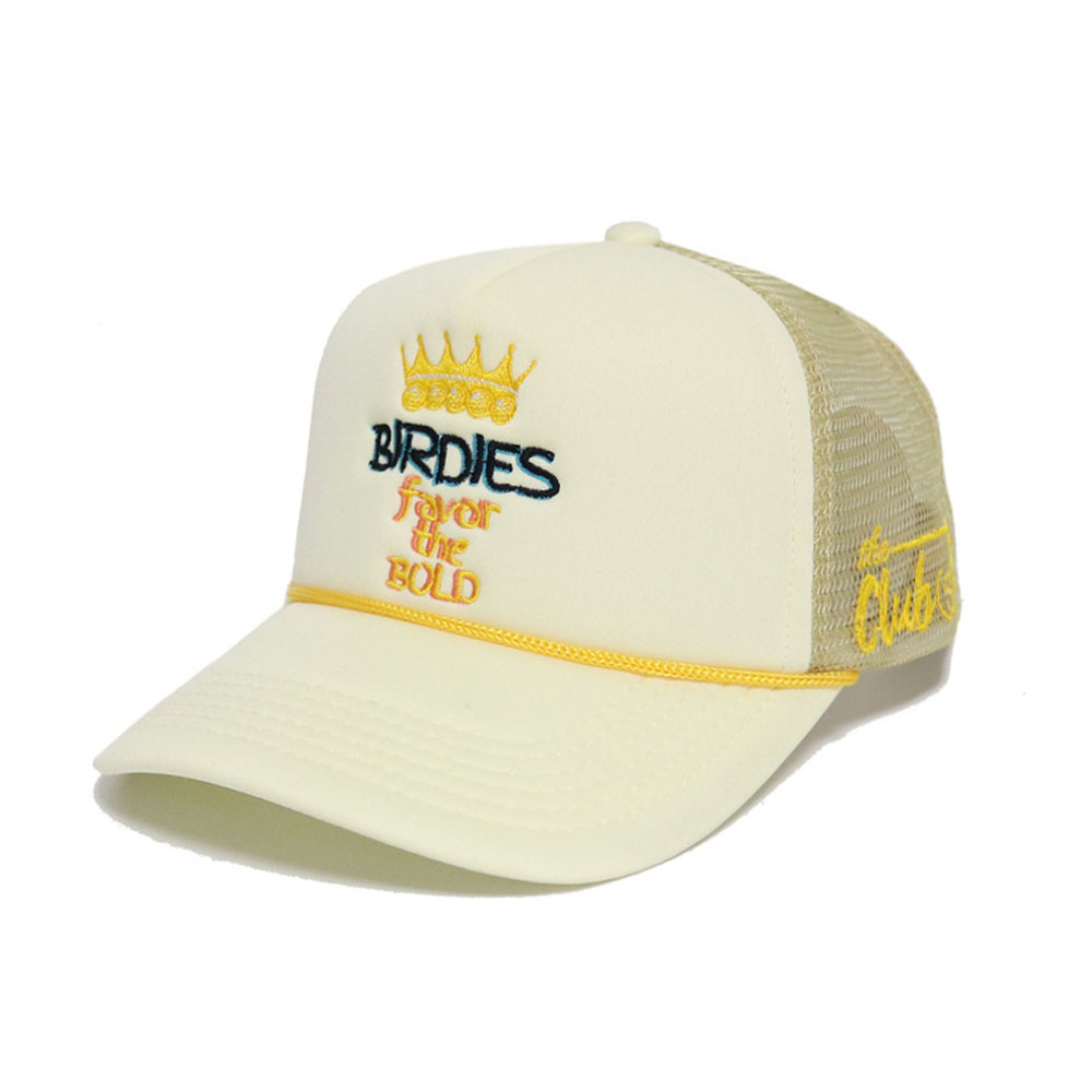 Embroidered Foam Front Trucker Hat with Mesh Back