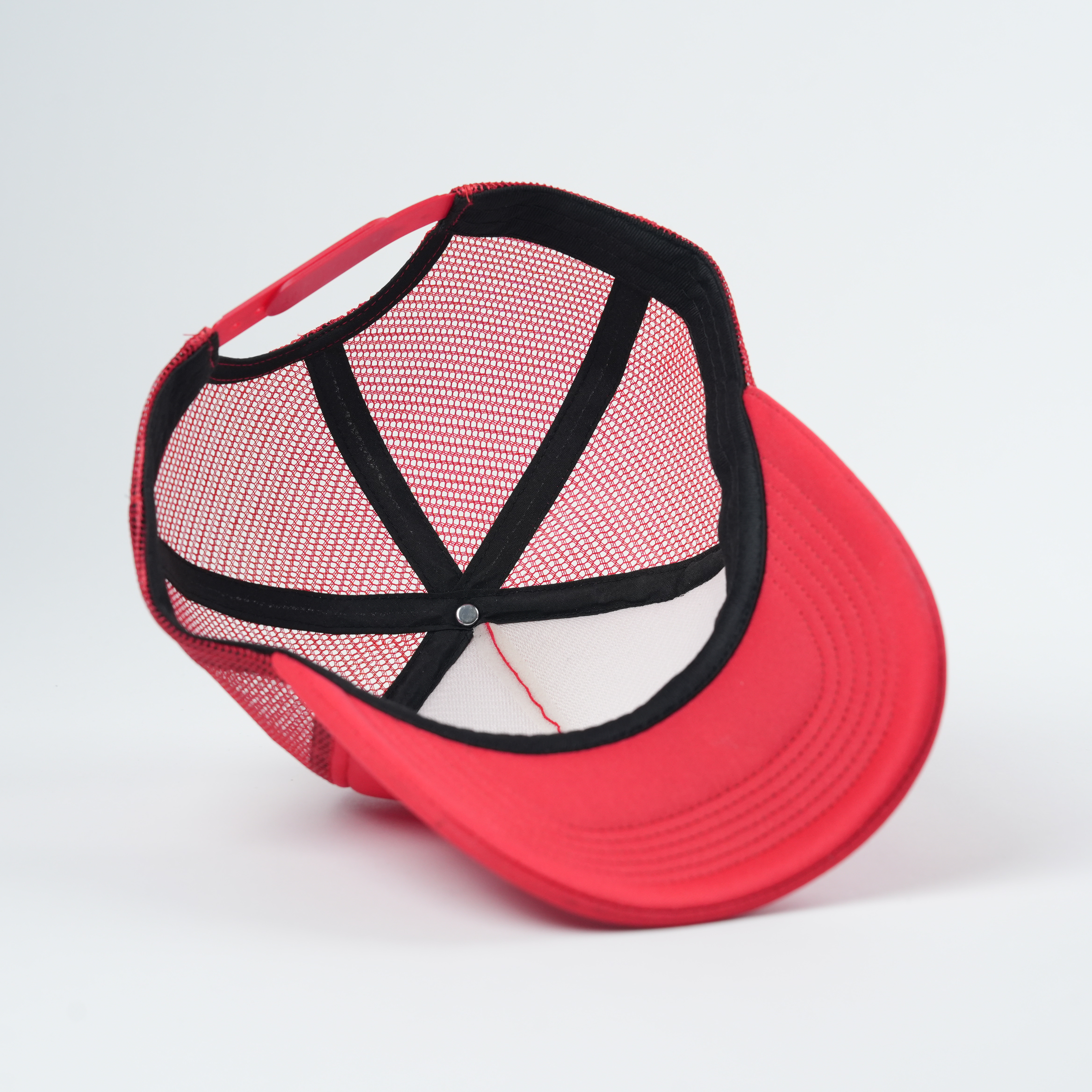 Respect The Queens Embroidered Red Trucker Hat