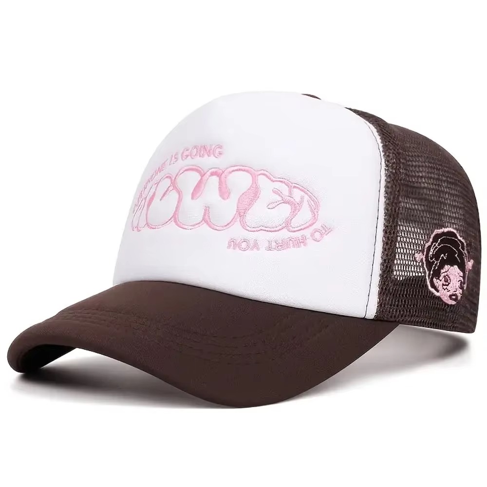 5 Panel High Quality Foam Trucker Hat with Mesh Back and Embroidered Logo