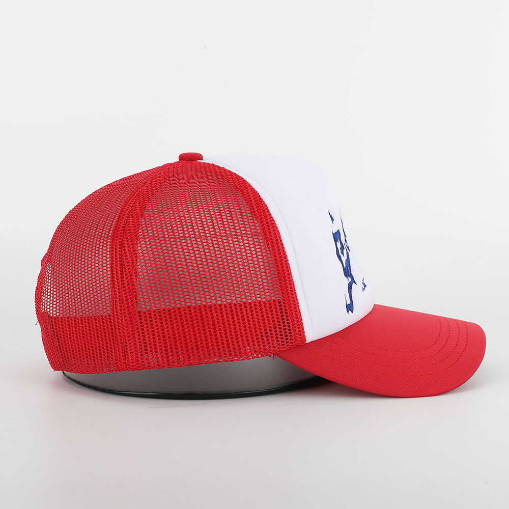 Spirit Lost in Heaven Flame Text Trucker Hat – 5 Panel Foam Cap