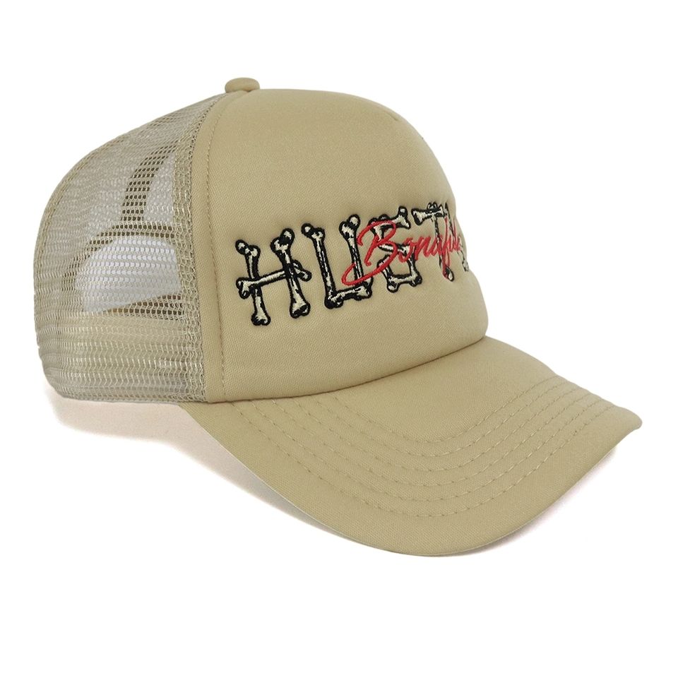 High Quality 5 Panel Foam Trucker Hat with Embroidered Logo Design