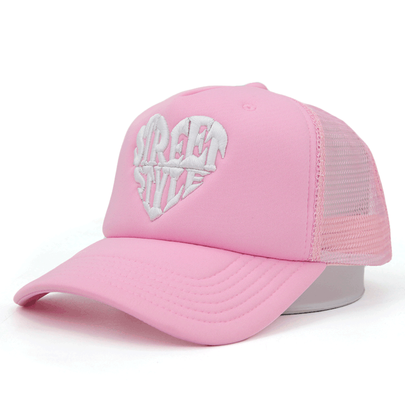 “STREET STYLE” Puff Embroidery Foam Trucker Hat – 3 Color Options