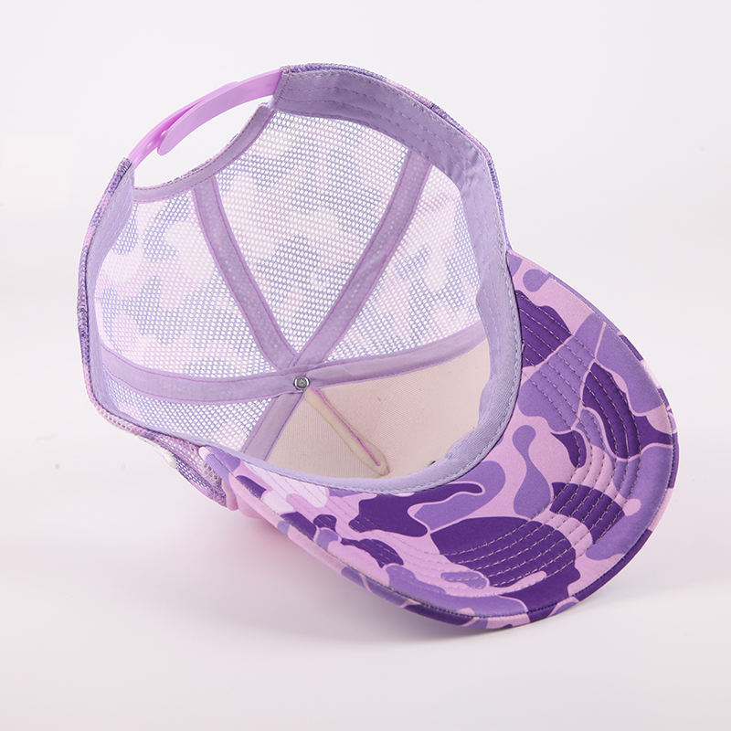 Money Maker Purple Camo Foam Trucker Hat