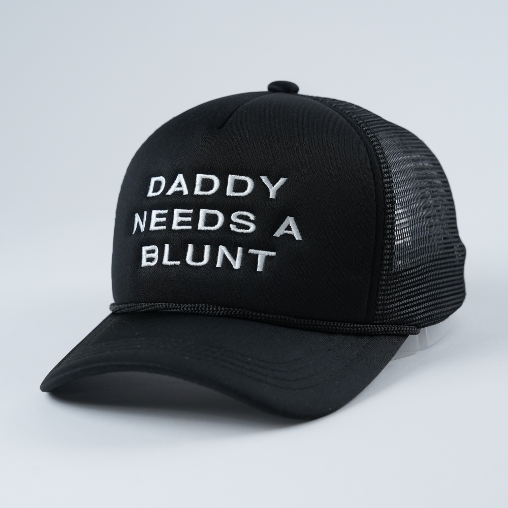 Daddy Needs A Blunt Statement Mesh Cap