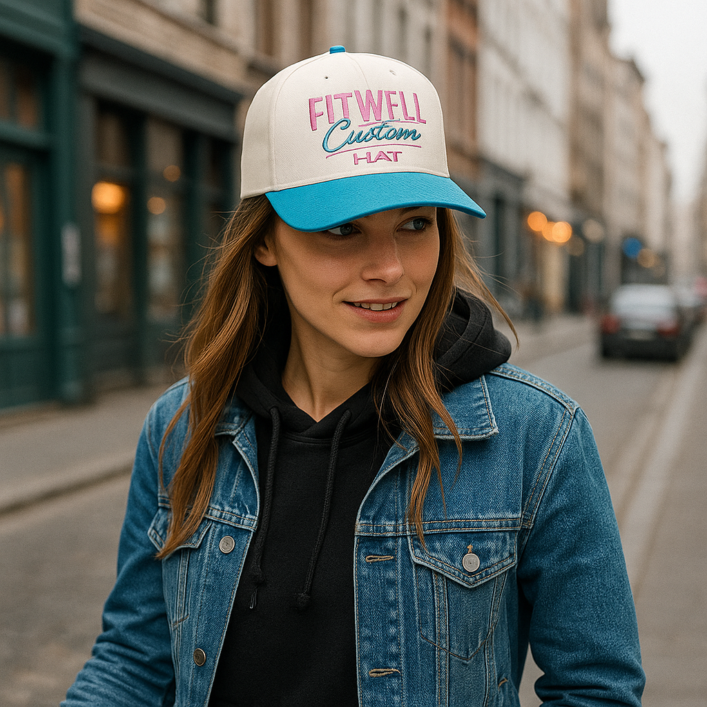 Retro Color Block Street Style Embroidered Baseball Cap