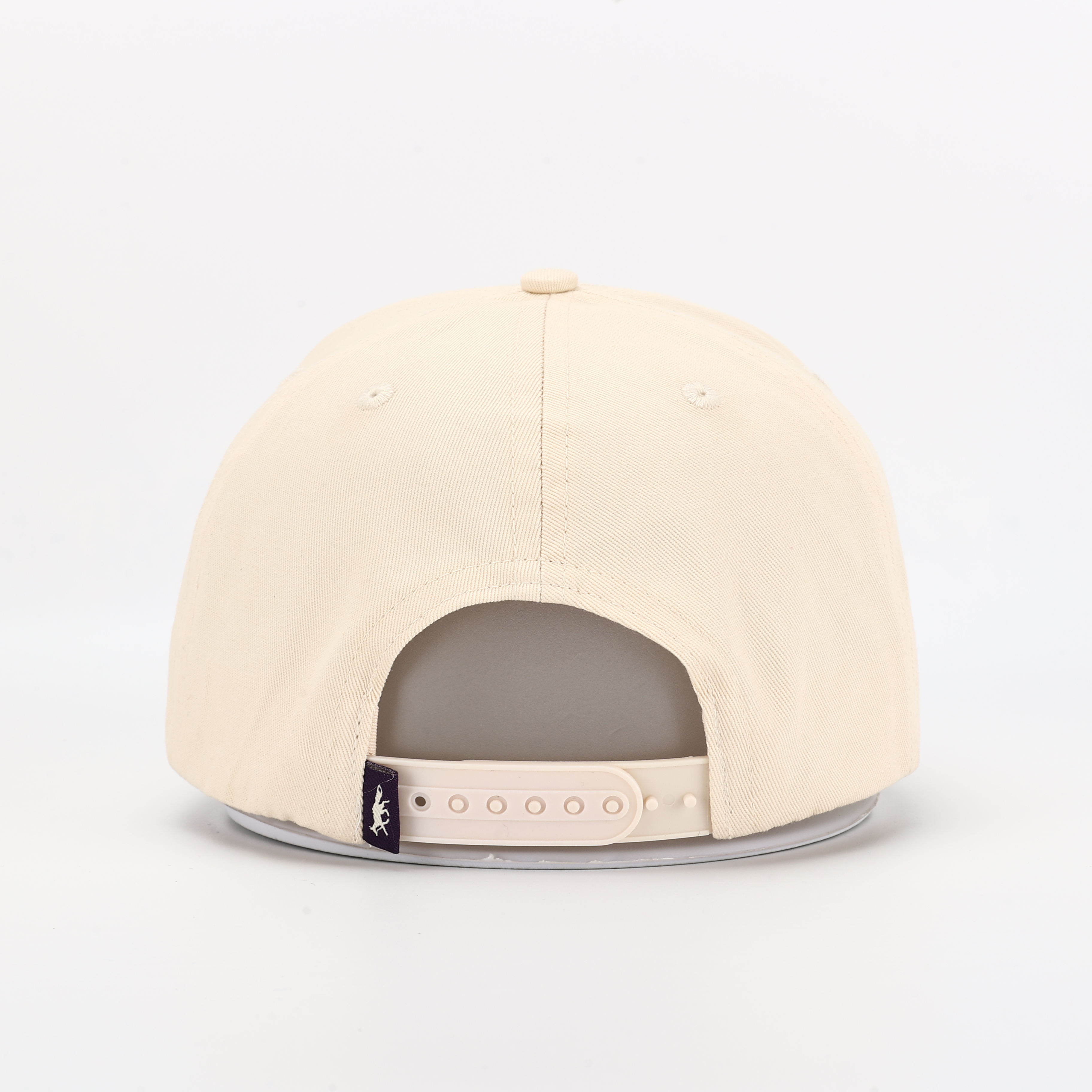 Two-Tone Cotton Baseball Cap with Embroidered Fox Logo